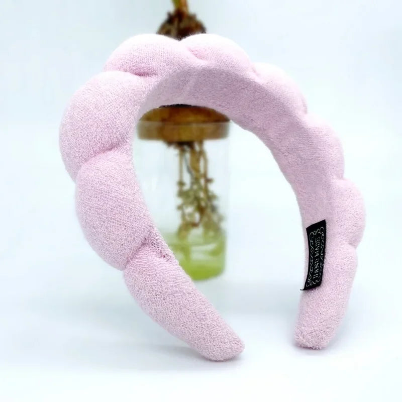 Soft Hair Styling Accessories Women Girls Headbands for Face Washing Bath Makeup Hair Band Women Adjustable SPA Facial Headband