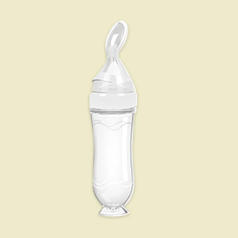 Baby Feeding Bottle Dolphin Silicone Rice Cereal Spoon Newborn Tableware Baby Goods Feeding Spoon