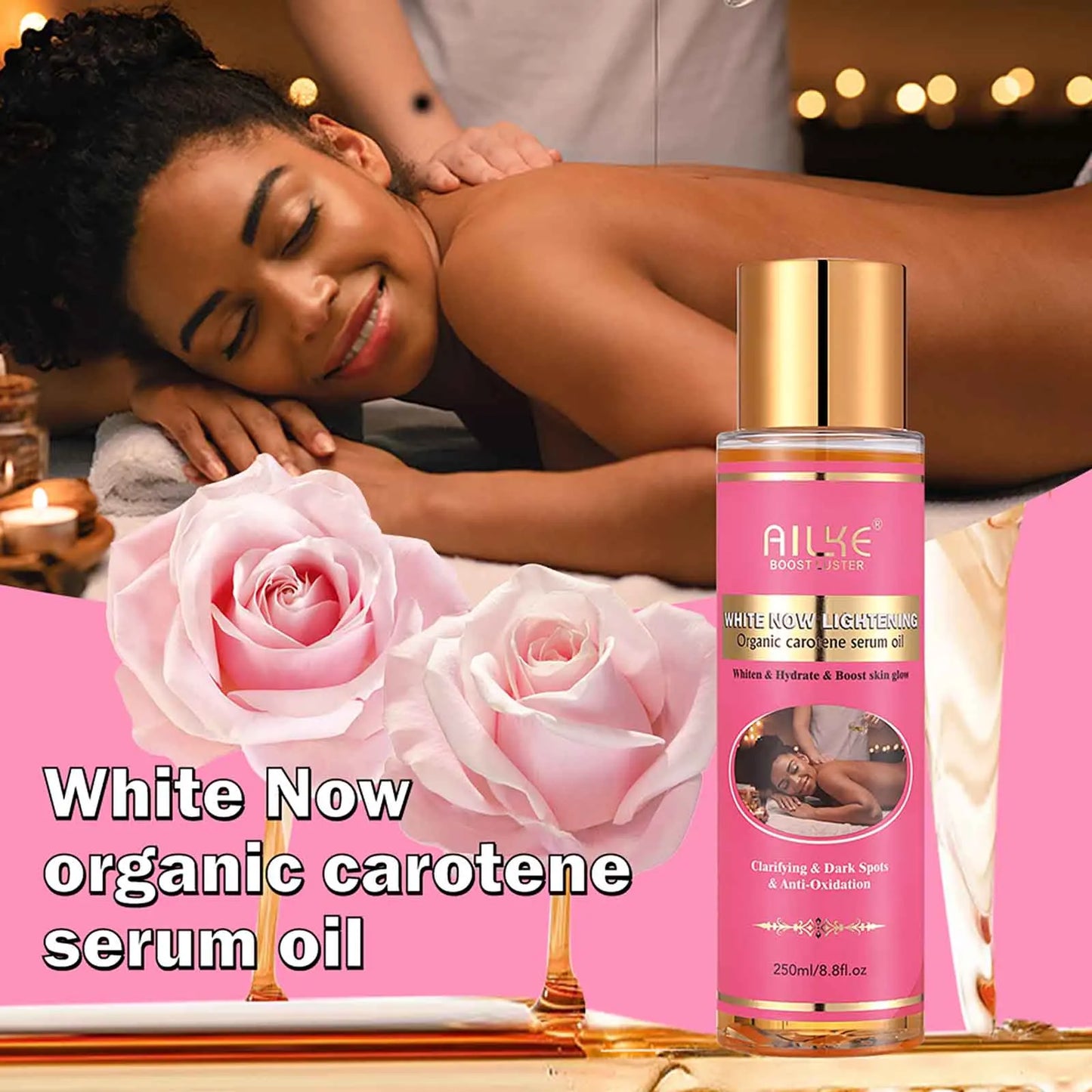 AILKE Natural Skin Cleansing Set, Cleanses Darkness, Stains, Moisturizes, Whitening, Boost Radiance To The Skin. Organic, Vegan