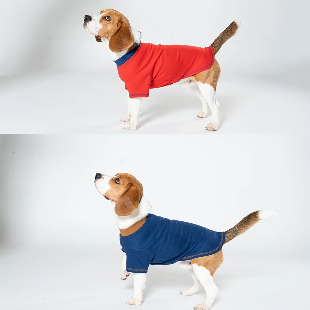 Dog Shirts Summer Puppy Spring Clothes Pet Pullover Sweatshirt Soft Long Sleeve Dog Clothes for Small and Medium Dogs T-shirts