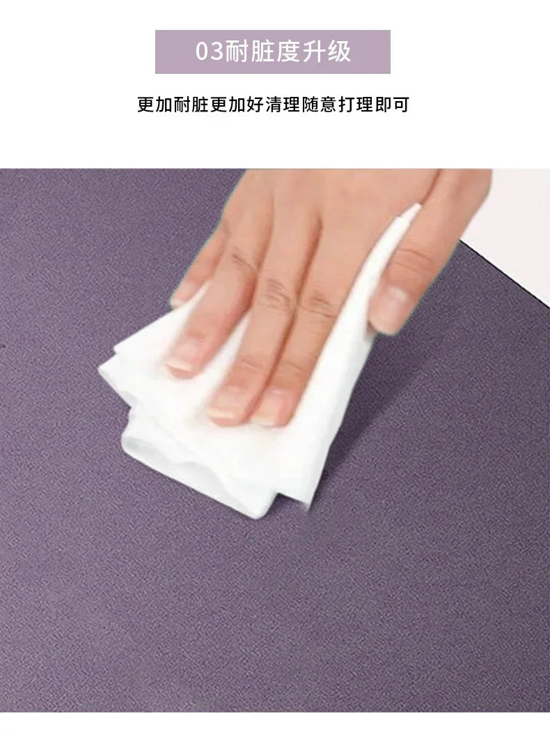 1.5mm Ultra-thin Pu Natural Rubber Yoga Mat Portable Foldable Professional Anti-slip Fitness Yoga Mat