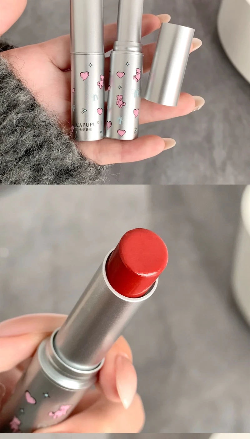 Solid lip gloss lipstick Mirror hydrating moisturizing moisturizing long-lasting and non-fading lipstick high appearance level