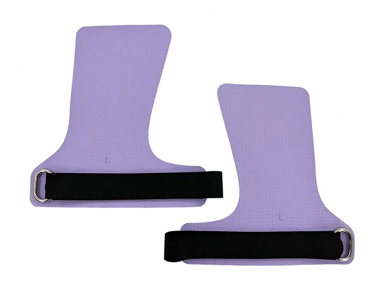 A Pair of Carbon No Finger Hole Hand Grips for Crossfit Pull Ups Cross Training Kettlebell Gymnastics Workout Palm Protector