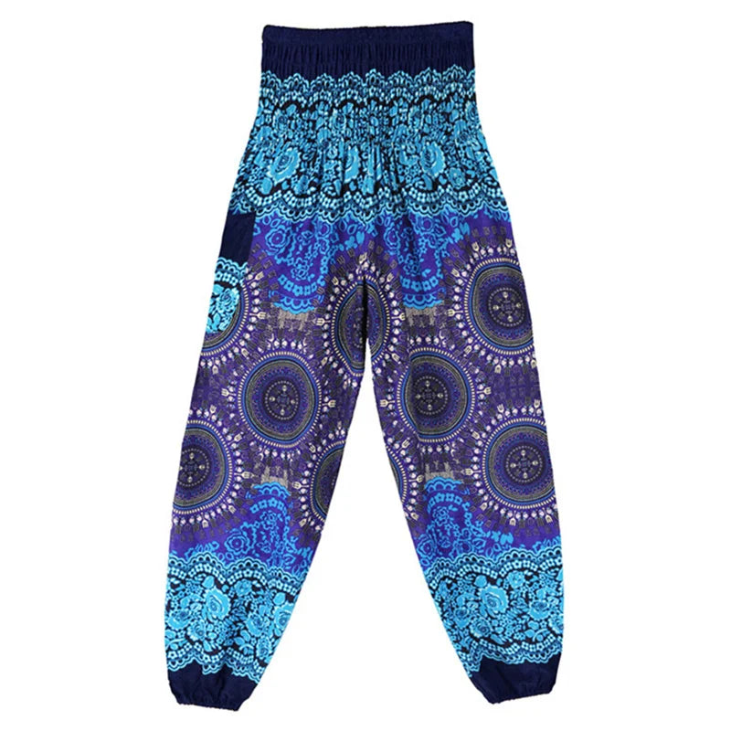 Yoga Pants Women Hippie Harem Printed Leggings Boho High Waisted Pantalone De Mujer Cintura Alta Calca Feminina Beach