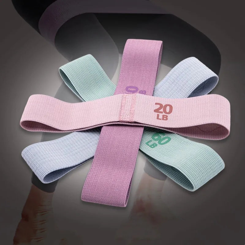 2025 Fabric Elastic Bands Fitness Resistance Bands Yoga Pilates Hip Circle Expander Bands Gym Training Home Workout Equipment