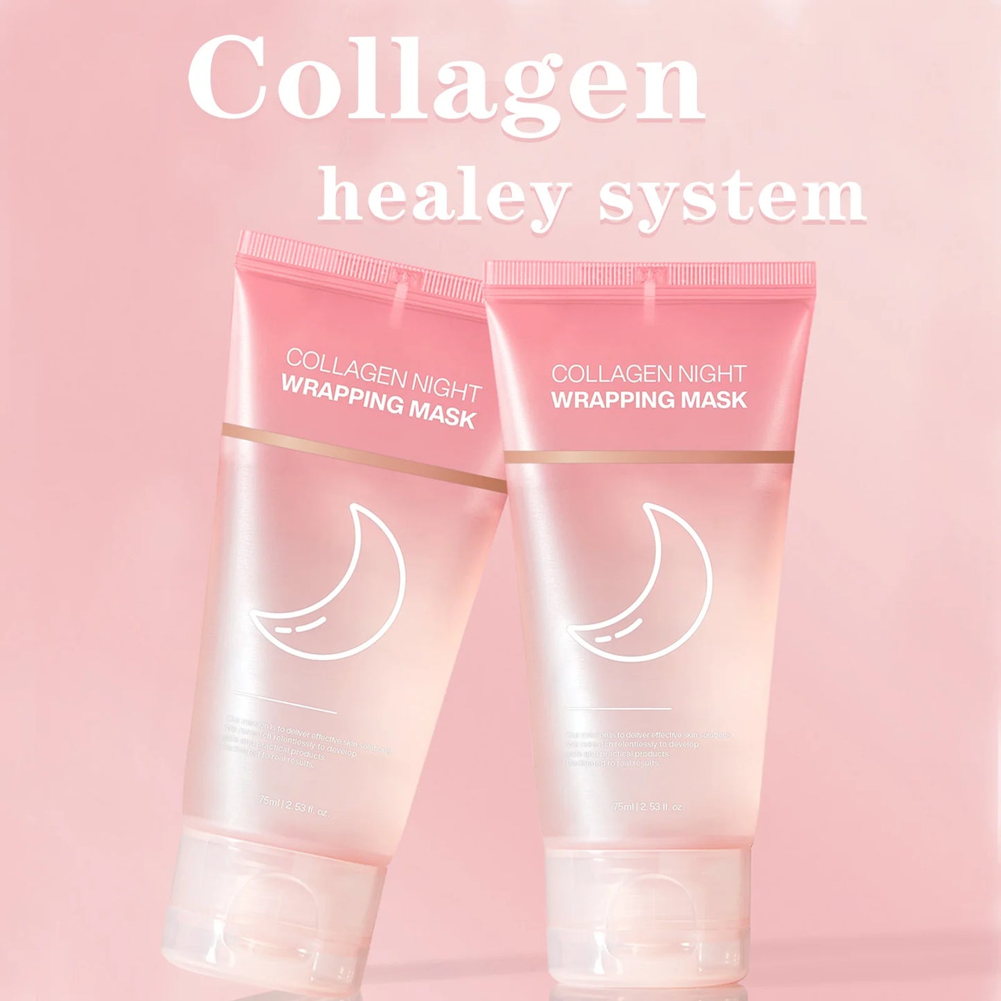 Hydrating Face Mask Reduces Sagging Collagen Overnight Firming Mask for Elasticity Dullness Wrapping Peel-Off Mask Skincare