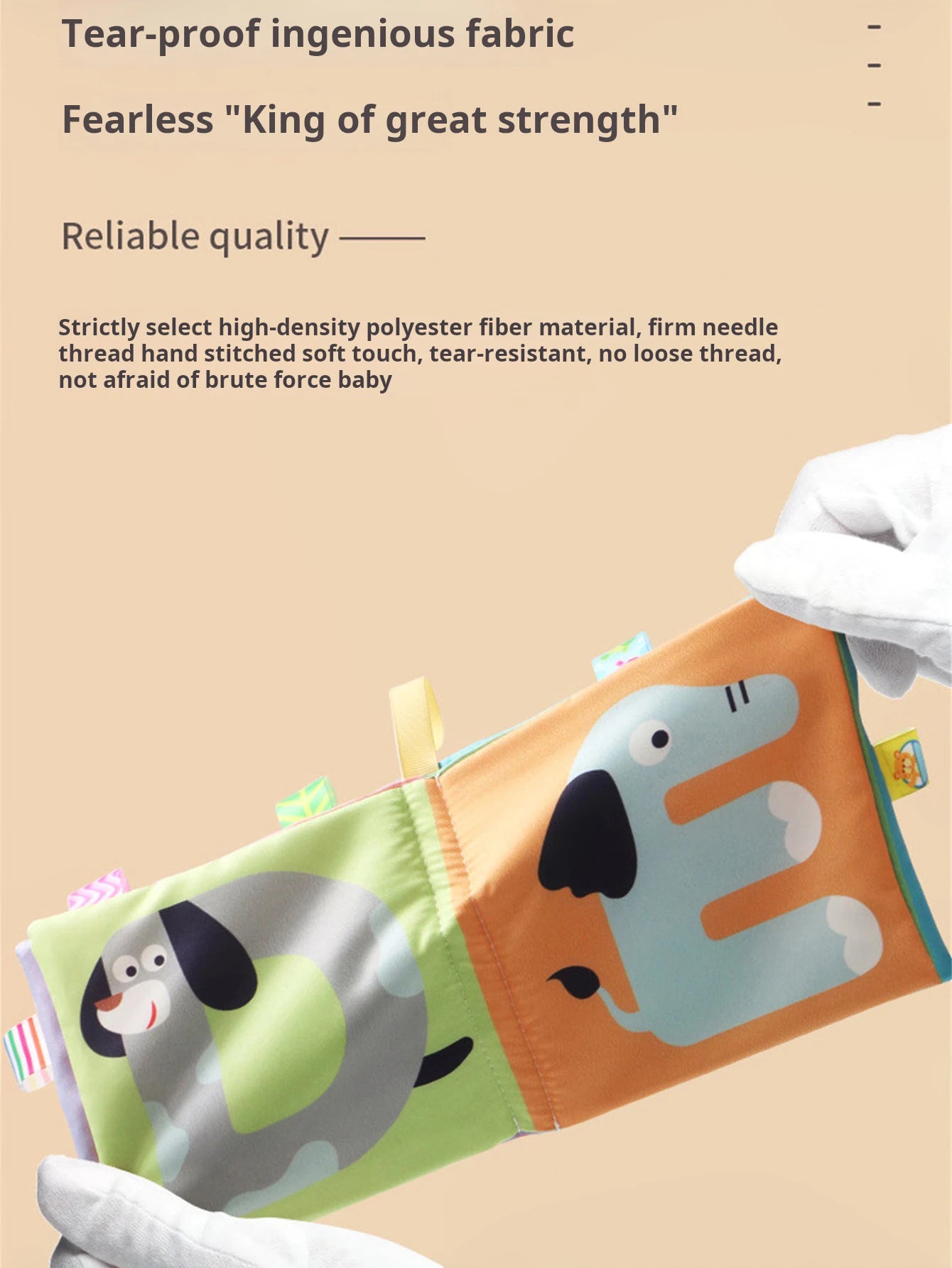 Baby Cloth Books Development Baby Toys Enlightenment Early Educational Toys 0-12 Months Kids Fruits Animal Numbers Cloth Book