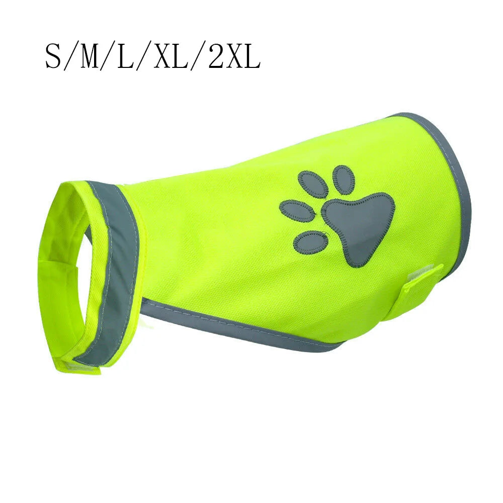 Outdoor Pet Safety Vest Reflective Dog Safety Vest High Visibility Fluorescent Pet Hi Vis Jacket Coat