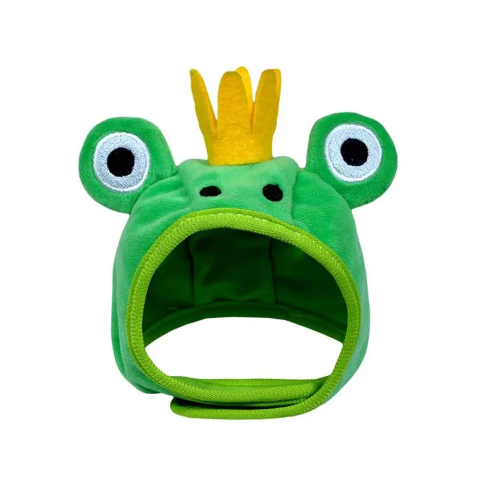 Halloween Easter Pet Costume Novelty Crab Lobster Frog Hat for Cat Puppy Hat Dog Cap Soft Headgear for Birthday Party Photo Prop