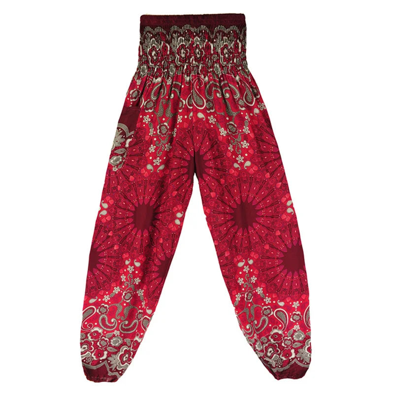 Yoga Pants Women Hippie Harem Printed Leggings Boho High Waisted Pantalone De Mujer Cintura Alta Calca Feminina Beach