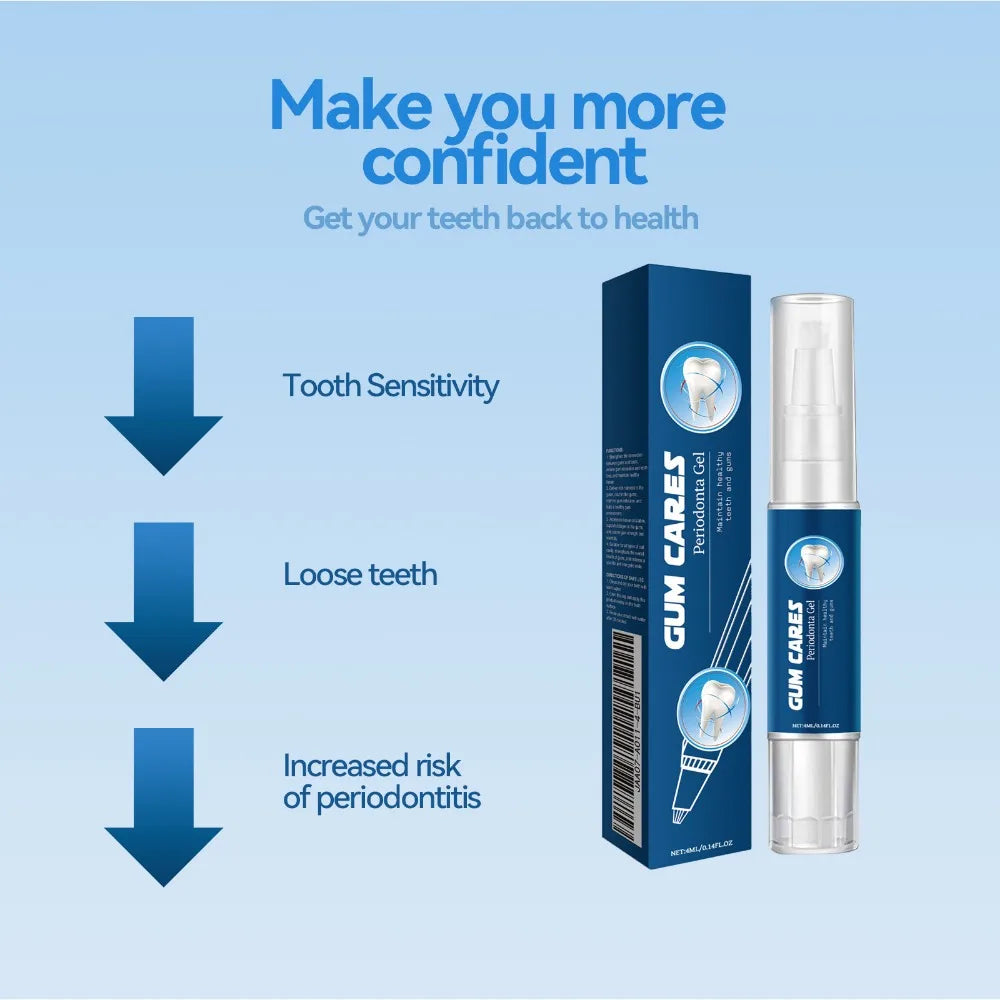 Damaged Gum Repair Care Gel Relieve Sore Gums Allergy Deep Cleaning Teeth Stains Tartar Serum Dental Caries Toothpaste
