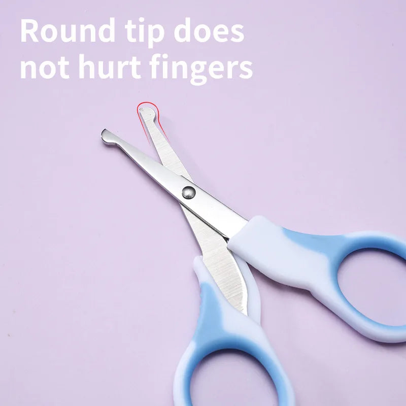 6Pcs/set Newborn Baby Care Kit Cleaning Supplies Head Comb Brush Scissors Nasal Aspirator Nail Clipper Sharpener Tool Package