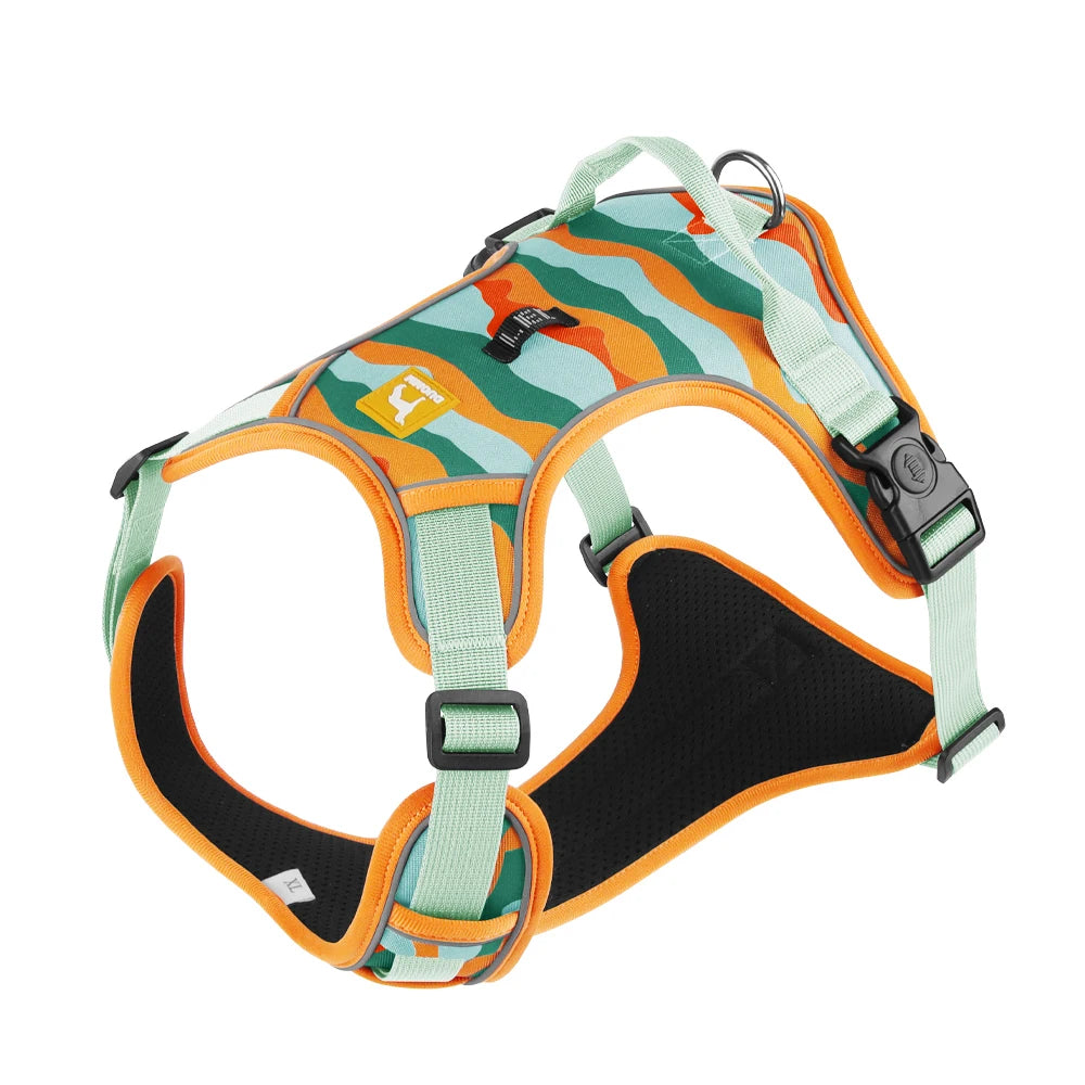 Adjustable Harness Dog Reflective Safety Training Walking Chest Vest Leads Collar For French Bulldog Pets Dogs Accessories