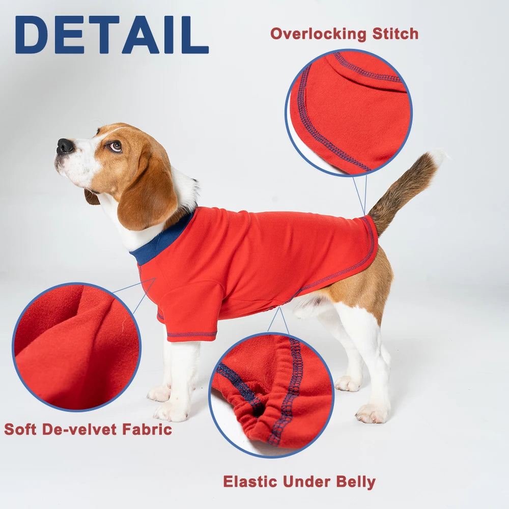 Dog Shirts Summer Puppy Spring Clothes Pet Pullover Sweatshirt Soft Long Sleeve Dog Clothes for Small and Medium Dogs T-shirts