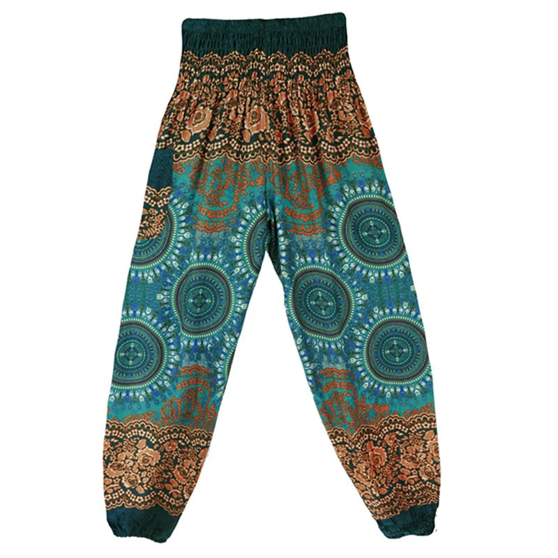 Yoga Pants Women Hippie Harem Printed Leggings Boho High Waisted Pantalone De Mujer Cintura Alta Calca Feminina Beach