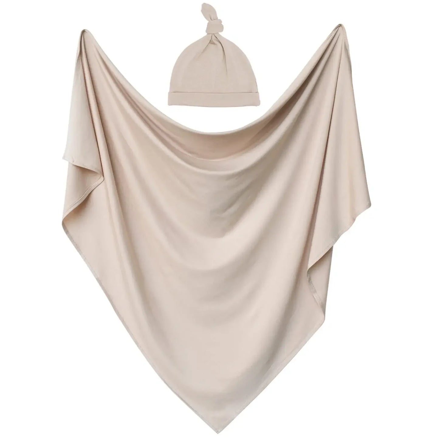 Swaddling Blanket and Hat Set for Newborns Suitable for Covering and Wrapping Baby Blankets for Both Boys and Girls