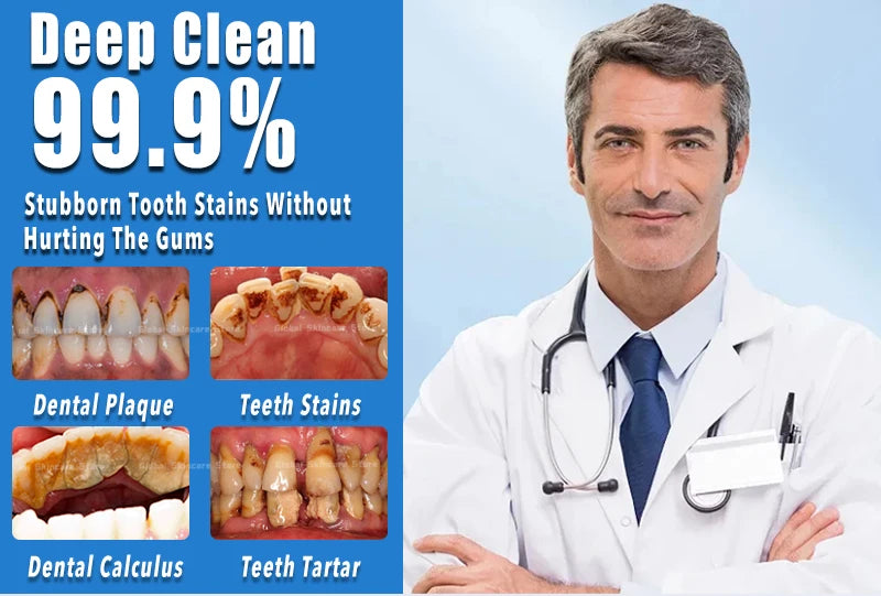 Tartar removers dissolves tartar and eliminates stains