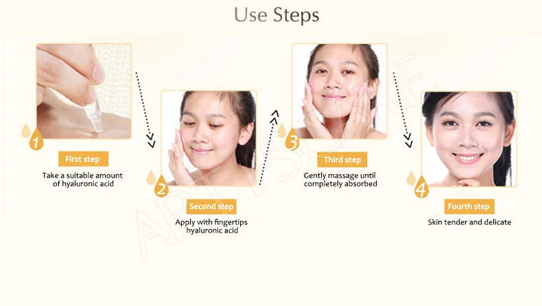 ARTISCARE Vitamin C Serum for Face Moisturizing 4Pcs Hyaluron Acid Facial Care Nourishing Essence SkinCare Products