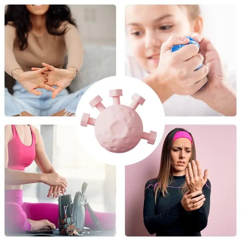 Finger Strengthener Finger Exerciser for Forearm Hand Strengthener Hand Grip Workout Equipment Finger Exerciser Ball