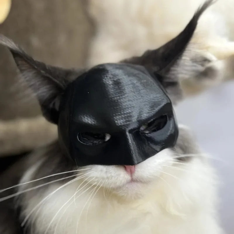 New Bat Cat Avenger Mask 3d Printed Cosplay Costume Helmet Toy Halloween Party Headwear Pet Dog Mask Helmet Prop