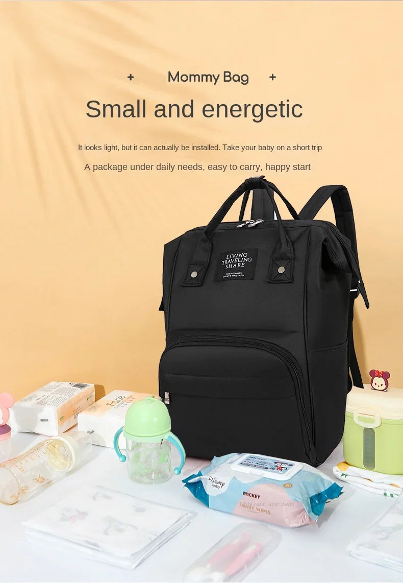 Nappy Backpack Diaper Bag Mummy Large Capacity Bags Mom Baby Multi-Function Waterproof Outdoor Travel Diaper Bags for Baby Care
