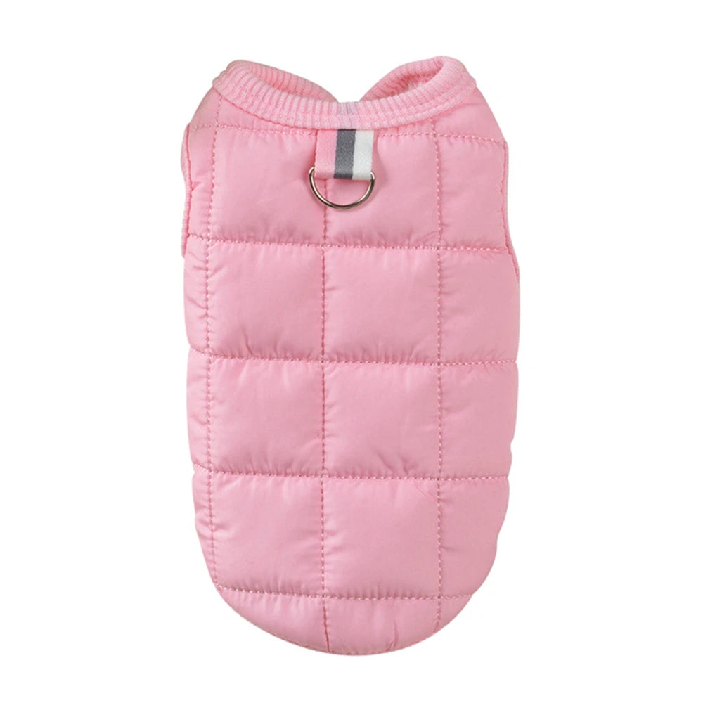 XS-2XL Winter Warm Cotton Dogs Vest Coats For Small Medium Dog Clothing Puppy Kitten French Bulldog Chihuahua Pet Dogs Clothes