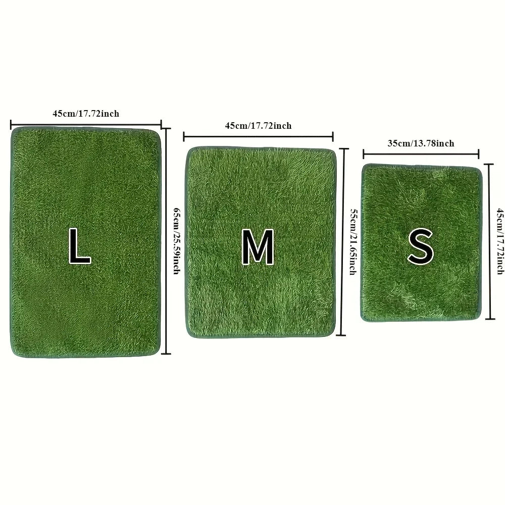 Reusable & Washable Dog Grass Mat Artificial Lawn for Pet Training with Non-Slip Backing, Perfect for Indoor or Outdoor Use