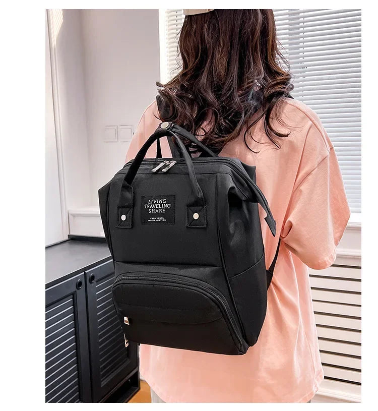 Nappy Backpack Diaper Bag Mummy Large Capacity Bags Mom Baby Multi-Function Waterproof Outdoor Travel Diaper Bags for Baby Care