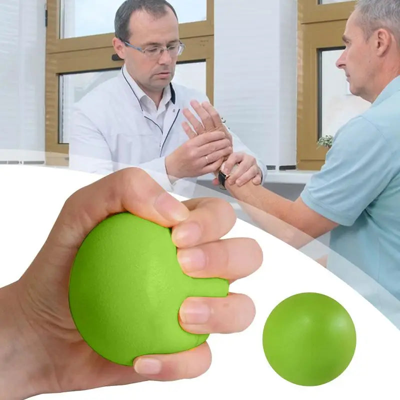 Finger Exerciser Ball Soft Grip Exerciser Strengthener Elastic Finger Grip Strength Trainer For Home Workout Gym Training
