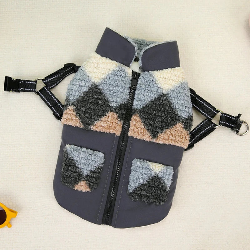 Winter Warm Pet Dog Jacket Thickened Pet Clothes for Small Medium Dogs Fleece Puppy Coat Yorkie Chihuahua Coat Dog Accessories