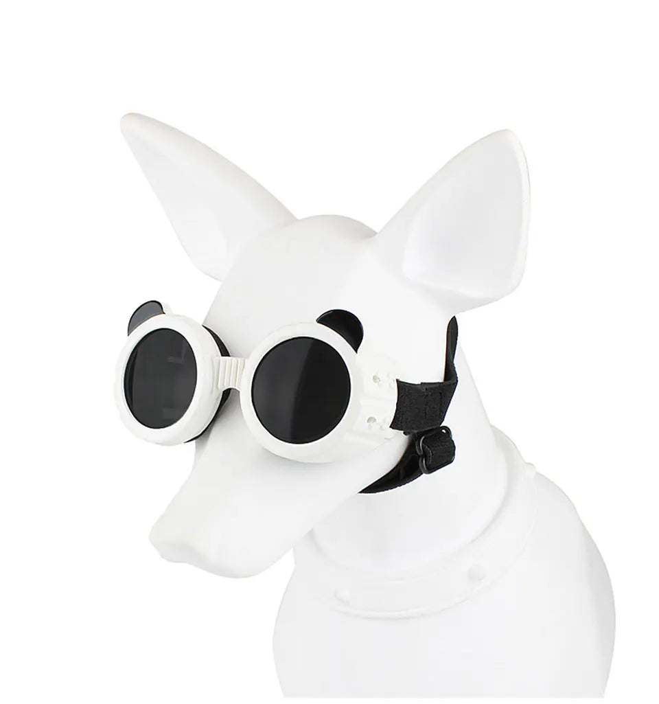 Dog Sunglasses Dog Goggles UV Protection Anti Wind/Dust Pet Eye Wear Protection with Adjustable Strap for Small or medium Dogs