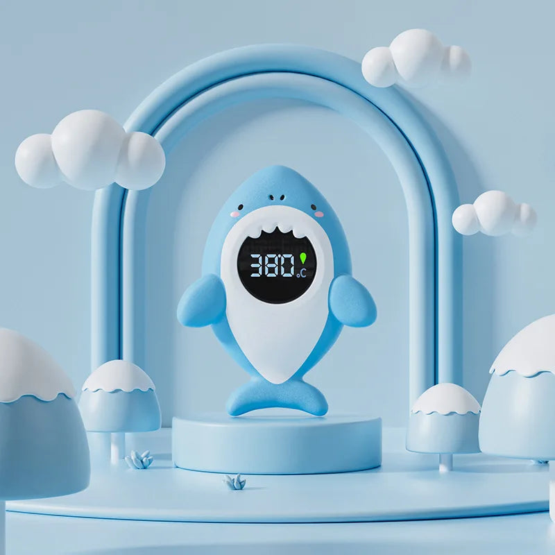 Baby Safe Bath Thermometer - Cute Floating Duck with LED Temp Display & Waterproof Alarm for Toddlers Bebe Banho