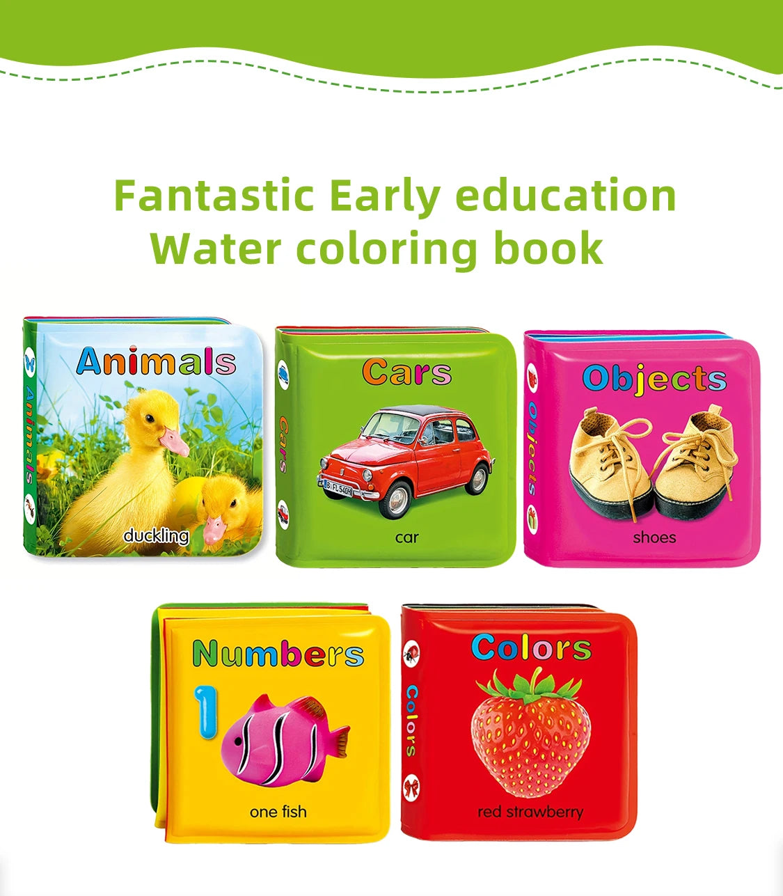 Floating Baby Bath Books for Baby,Kids Learning Bath Toys,Waterproof Bathtime Toys for Toddlers,Educational Infant Bath Toys.