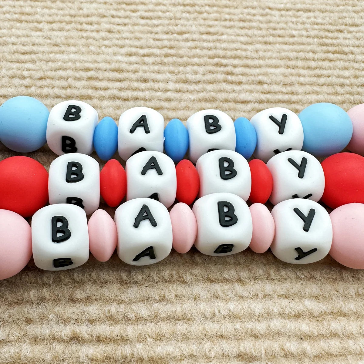 Personalize Silicone Letters Name Baby Popular Silicone Bead Pendant Pacifier Clips Chains Holder Teether Baby Kawaii Toy Gifts