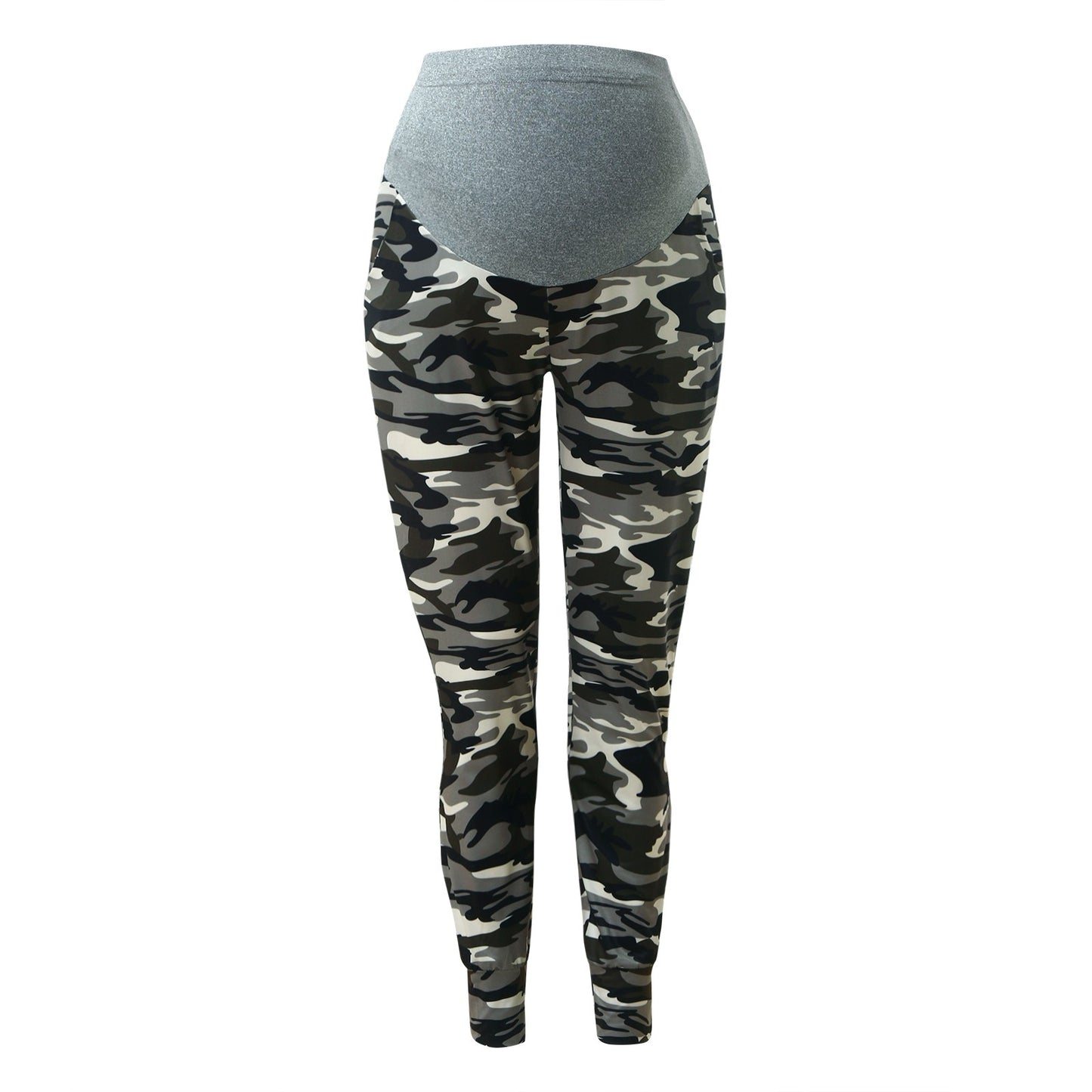 Maternity Clothes Women Camouflage Pants Stretchy Comfortable Lounge Pants High Waist Slim Maternity Leggings Premama Clothing