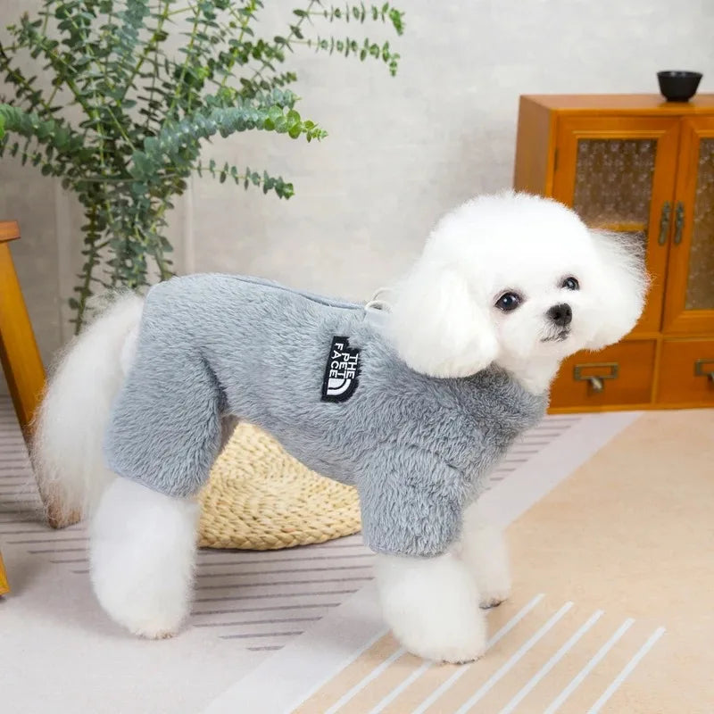 Pet Dog Clothes Large Dogs Sweatshirt Sweater Warm Jackets Coats Small Winter Hat Cloak Fur Coat Clothing Suit Big Medium Jumper