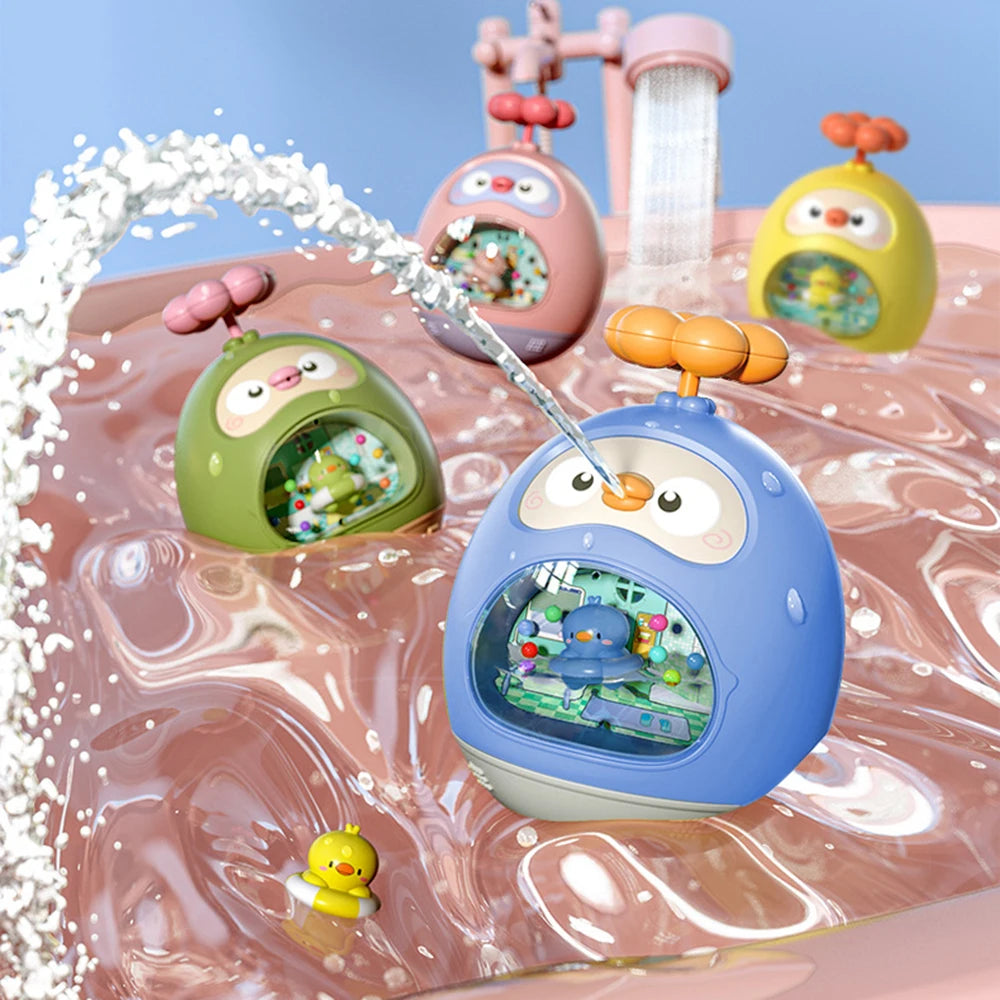 Baby Bath Toy Amphibious Cute Fun Spray Water Tumbler Toy Water Bathtub Pool Beach Kids Baby Toys 12 Months Bathing Bathroom