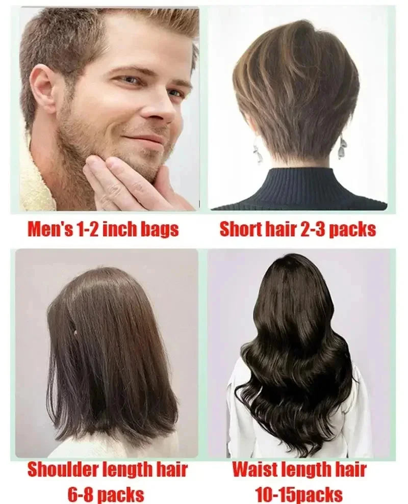 Pure Natural Herbal Hair Dye Shampoo Change Hair Color Cover Gray Hair White Hair Treatment Bubble Plant Hair Dye Hair Care