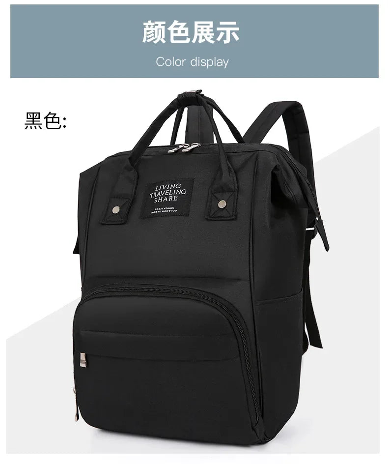 Nappy Backpack Diaper Bag Mummy Large Capacity Bags Mom Baby Multi-Function Waterproof Outdoor Travel Diaper Bags for Baby Care