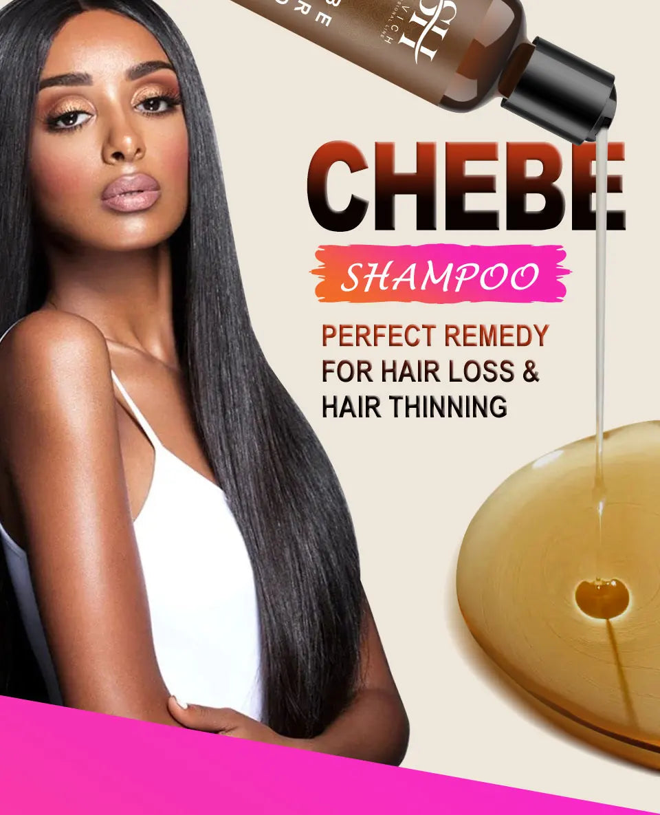 CHEBE Hair Growth Shampoo Conditioner Set Anti Hair Loss Treatment for Men Women Fast Thicken Regrowth Oil Beauty Health SEVICH
