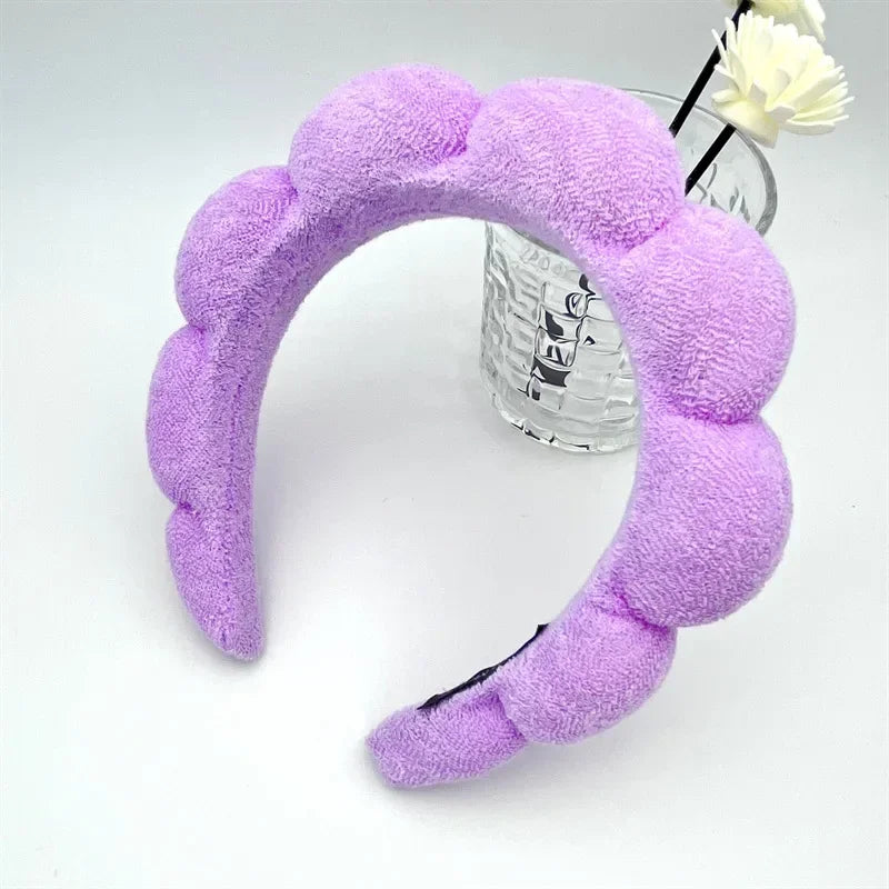 Soft Hair Styling Accessories Women Girls Headbands for Face Washing Bath Makeup Hair Band Women Adjustable SPA Facial Headband