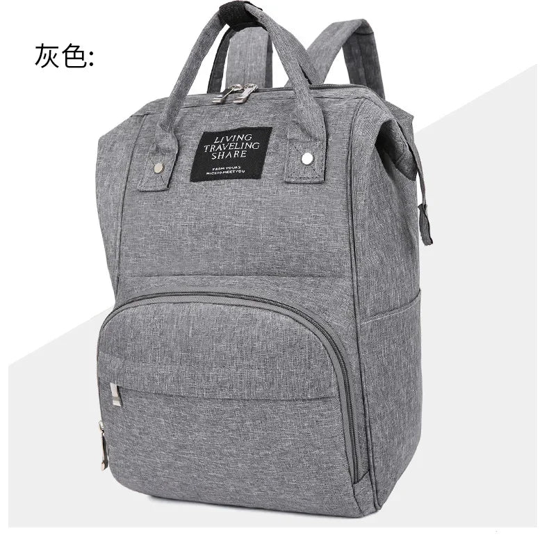 Nappy Backpack Diaper Bag Mummy Large Capacity Bags Mom Baby Multi-Function Waterproof Outdoor Travel Diaper Bags for Baby Care