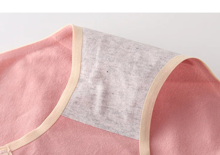 5PCS Cotton Maternity Panties High Waist Pregnant Panties Adjustable Belly Support Briefs for Pregnant Women Solid Color Panties