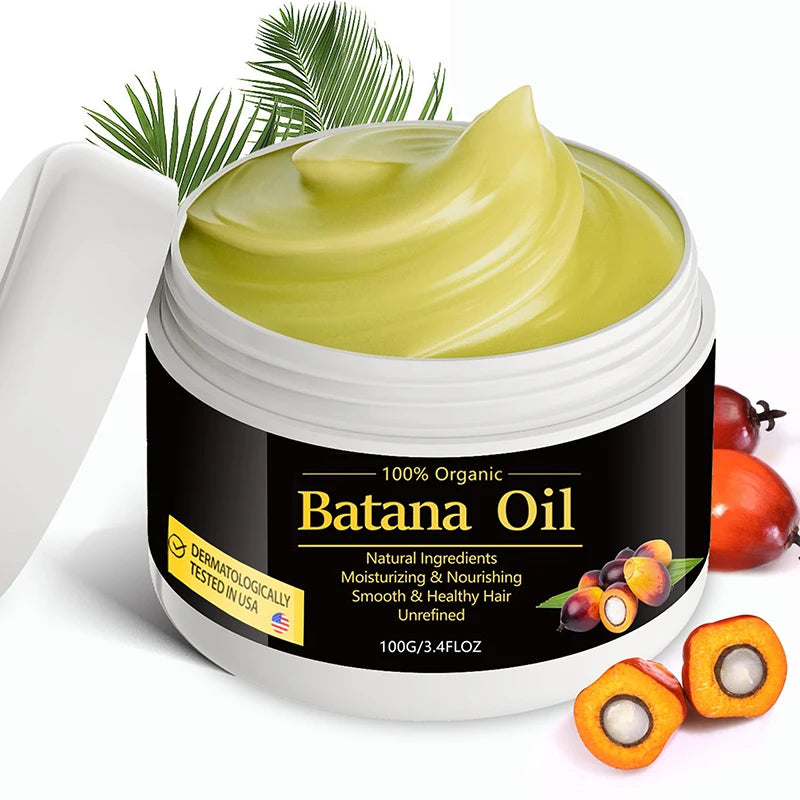 Natural Organic Batana Oil For Hair Growth And Thickness Eliminates Split Ends Moisturize Repair Hair Women Men Hair Loss Care