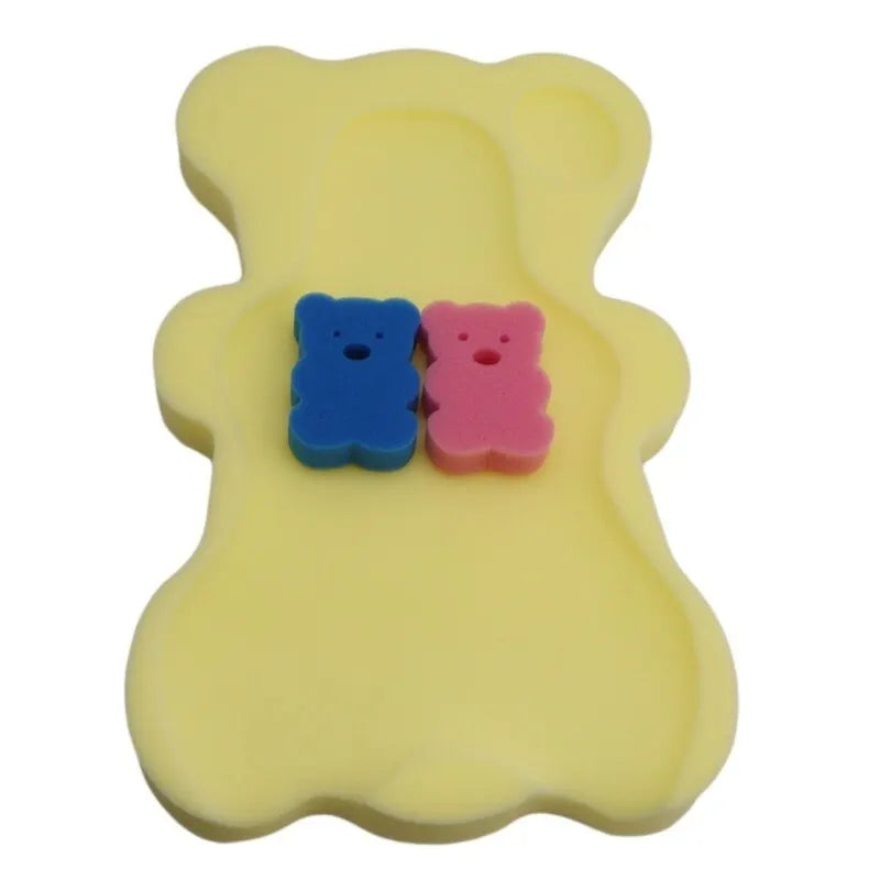 Baby Shower Sponge Baby Bath Sponge Soft Infant Bath Sponge Skid Proof Baby Bath Mat Newborn