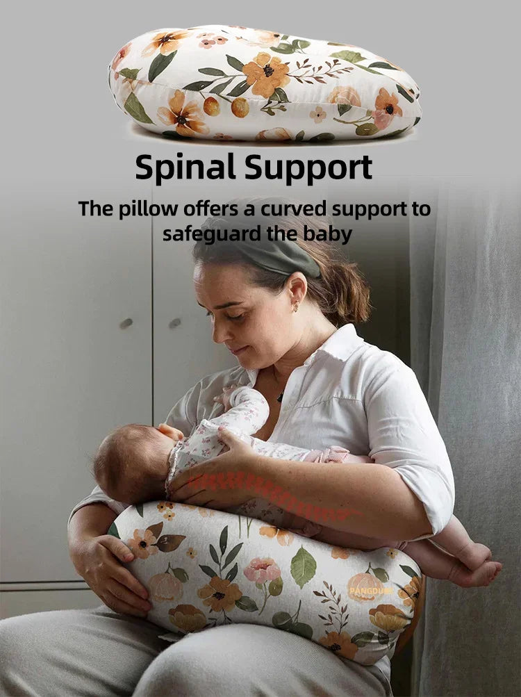 Baby Breastfeeding Pillow Baby Nursing Cushion Ushaped Maternity Feeding Pillow Infant Neck Support Pregnancy Pillows Hands-Free