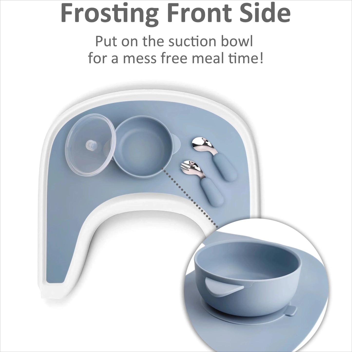 Eco Friendly Food Silicone Placemat Highchair Placemat Washable Baby Bowl Baby Feeding Silicone Toddler Dishes for Kids Dining