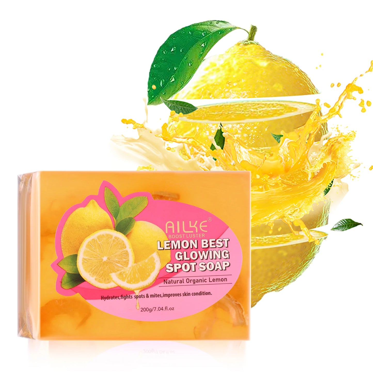 AILKE Natural Skin Cleansing Set, Cleanses Darkness, Stains, Moisturizes, Whitening, Boost Radiance To The Skin. Organic, Vegan
