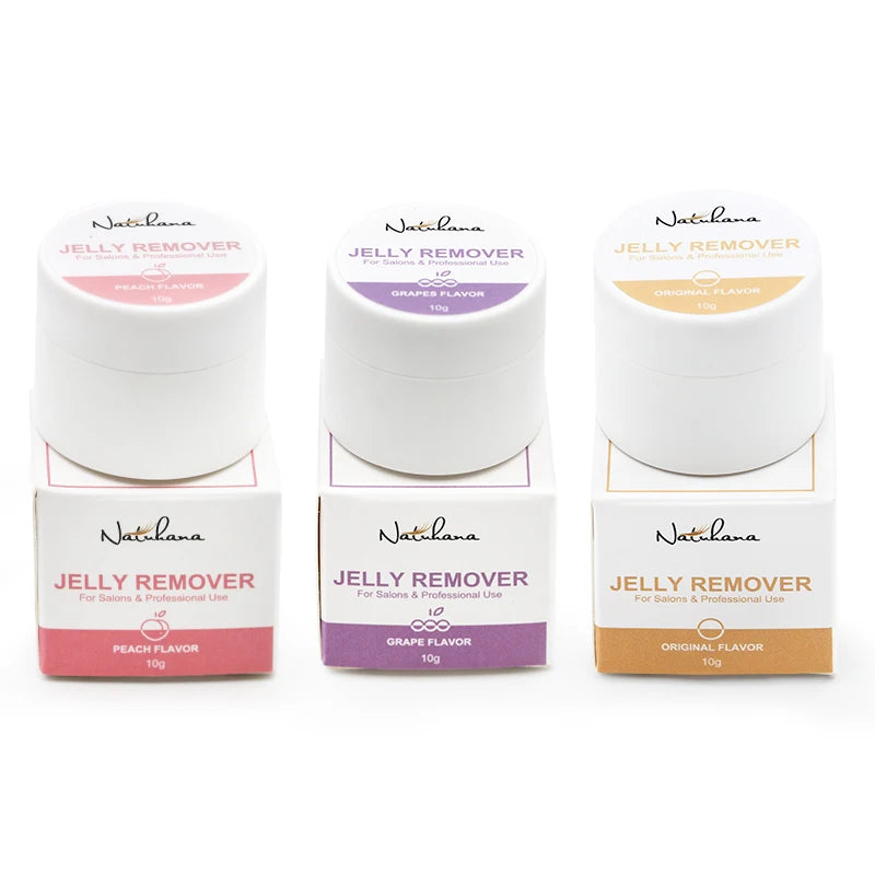 NATUHANA Fruit Flavour Eyelash Remover Glue Quick Unloading Adhesive Professional Cream Remover for Eyeslashes Makeup Tools