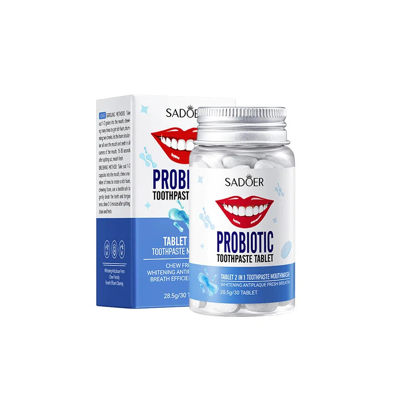 Sakura Flavor Solid Toothpaste Tablets Healthier Teeth Gums Teeth Whitening Remove Smoke Stains Fresher Breath Oral Care